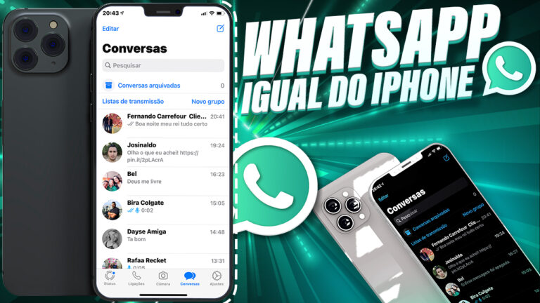 Aero WhatsApp iOS V8.70  Atualizado com muito mais Funções Legais – 2021