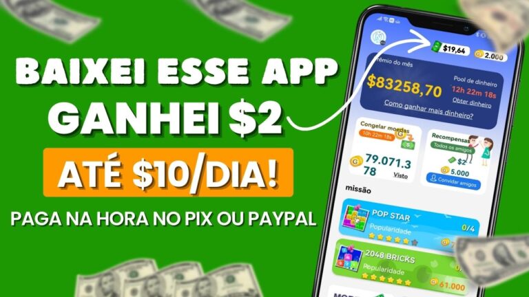 Lançou 3 novos apps para ganhar dinheiro via Pix ou PayPal 2022